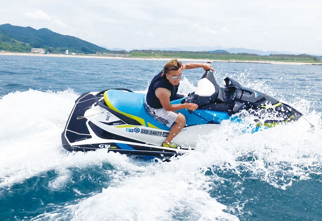 Jet Ski Ride in Murakami Marina